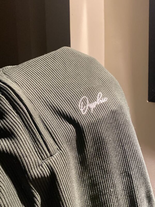 Customer photo from Abdullah Tariq's review of Men’s Sage Green Zip Polo